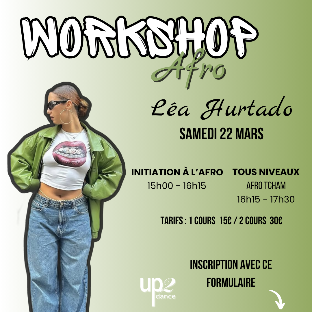 cours afro 22 mars avec Léa Hurtado